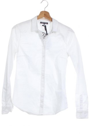 Дамска риза Tommy Hilfiger, Размер S, Цвят Бял, 70% памук, 30% полиестер, Цена 118,30 лв.