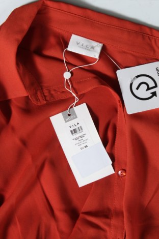 Γυναικείο πουκάμισο Vila, Μέγεθος XS, Χρώμα Πορτοκαλί, 100% πολυεστέρας, Τιμή 10,67 €