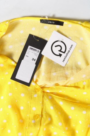 Γυναικείο πουκάμισο Zero, Μέγεθος XS, Χρώμα Κίτρινο, 100% βισκόζη, Τιμή 18,35 €