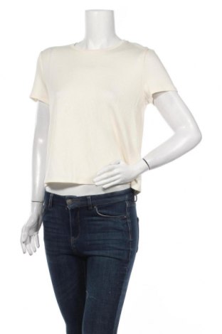Γυναικείο t-shirt Mavi, Μέγεθος L, Χρώμα Εκρού, 70% βισκόζη, 26% πολυεστέρας, 4% ελαστάνη, Τιμή 12,63 €