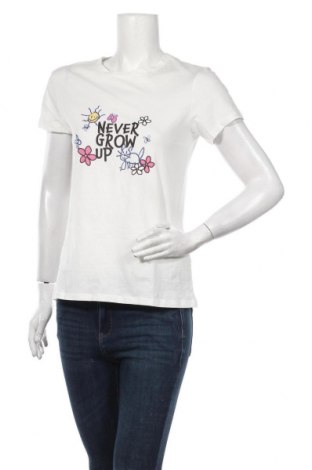 Γυναικείο t-shirt ONLY, Μέγεθος S, Χρώμα Λευκό, Βαμβάκι, Τιμή 10,82 €