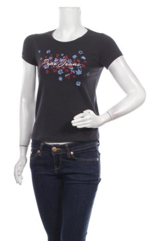 Дамска тениска Pepe Jeans, Размер XS, Цвят Син, 96% памук, 4% еластан, Цена 28,80 лв.
