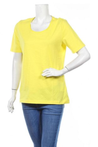 Дамска тениска S.Oliver, Размер XL, Цвят Жълт, Памук, Цена 34,30 лв.