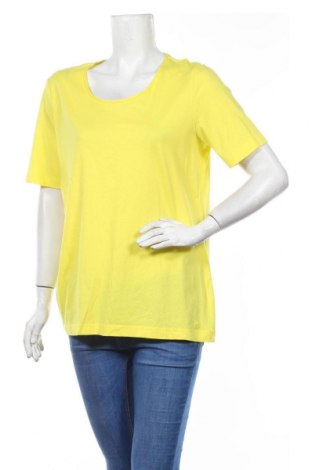 Дамска тениска S.Oliver, Размер XL, Цвят Жълт, Памук, Цена 34,30 лв.
