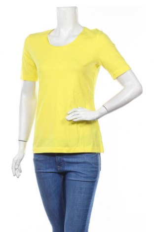 Дамска тениска S.Oliver, Размер M, Цвят Жълт, Памук, Цена 29,40 лв.