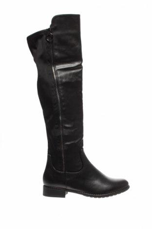 Γυναικείες μπότες Irl, Μέγεθος 41, Χρώμα Μαύρο, Δερματίνη, κλωστοϋφαντουργικά προϊόντα, Τιμή 29,09 €