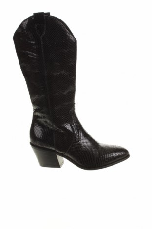 Γυναικείες μπότες Minelli, Μέγεθος 38, Χρώμα Μαύρο, Γνήσιο δέρμα, Τιμή 95,44 €