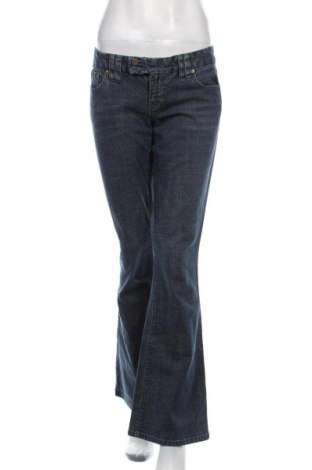 Damskie jeansy Calvin Klein, Rozmiar L, Kolor Niebieski, 88% bawełna, 9% poliester, 3% elastyna, Cena 76,77 zł