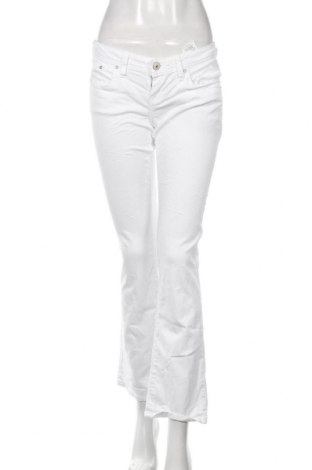 Damskie jeansy Ltb, Rozmiar M, Kolor Biały, 98% bawełna, 2% elastyna, Cena 99,38 zł