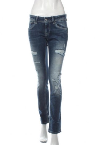 Dámske džínsy  Pepe Jeans, Veľkosť M, Farba Modrá, 98% bavlna, 2% elastan, Cena  28,14 €
