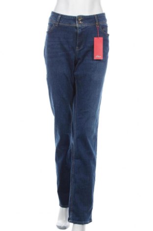 Dámské džíny  S.Oliver, Velikost XL, Barva Modrá, 98% bavlna, 2% elastan, Cena  1 208,00 Kč