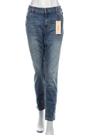 Dámské džíny  Triangle By s.Oliver, Velikost XL, Barva Modrá, 76% bavlna, 16% polyester, 7% viskóza, 1% elastan, Cena  1 511,00 Kč