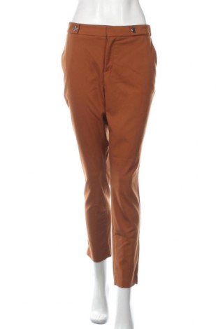 Pantaloni de femei Esprit, Mărime L, Culoare Maro, 63% poliester, 34% viscoză, 3% elastan, Preț 40,62 Lei