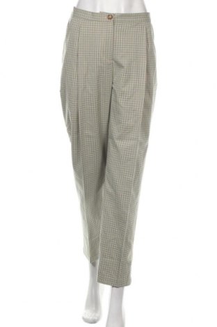Дамски панталон Monki, Размер L, Цвят Многоцветен, 64% полиестер, 34% вискоза, 2% еластан, Цена 35,19 лв.