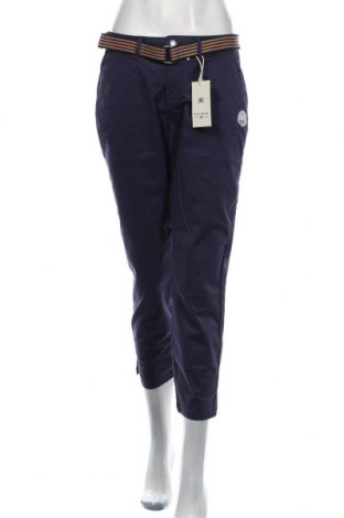 Дамски панталон Tom Tailor, Размер M, Цвят Син, 98% памук, 2% еластан, Цена 43,20 лв.