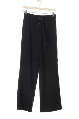 Дамски панталон Vila, Размер XS, Цвят Черен, 92% полиестер, 8% еластан, Цена 22,77 лв.