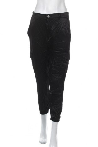 Дамски панталон Zara, Размер L, Цвят Черен, 100% вискоза, Цена 12,18 лв.