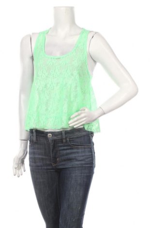 Γυναικείο αμάνικο μπλουζάκι Gina Tricot, Μέγεθος S, Χρώμα Πράσινο, Πολυεστέρας, Τιμή 3,41 €