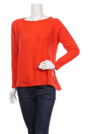 Дамски пуловер Caroll, Размер XS, Цвят Оранжев, Кашмир, Цена 139,65 лв.
