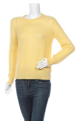 Дамски пуловер Caroll, Размер S, Цвят Жълт, 43% полиамид, 29% мохер, 28% вълна, Цена 65,70 лв.