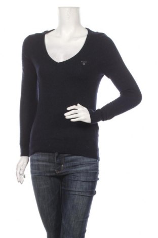 Γυναικείο πουλόβερ Gant, Μέγεθος M, Χρώμα Μπλέ, Μαλλί, Τιμή 80,11 €