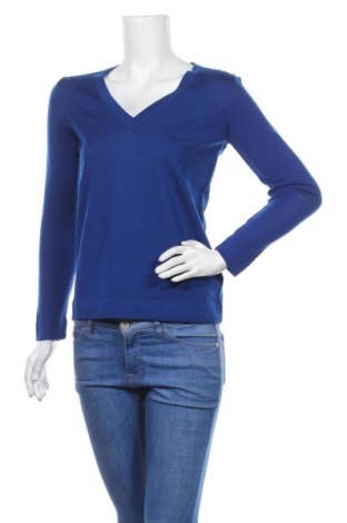 Γυναικείο πουλόβερ Gant, Μέγεθος XS, Χρώμα Μπλέ, Μαλλί, Τιμή 53,94 €