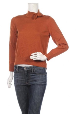 Дамски пуловер ONLY, Размер M, Цвят Оранжев, 50% акрил, 50% памук, Цена 51,75 лв.