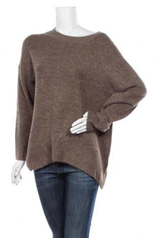 Дамски пуловер ONLY, Размер M, Цвят Кафяв, 77% акрил, 19% полиестер, 4% еластан, Цена 41,40 лв.