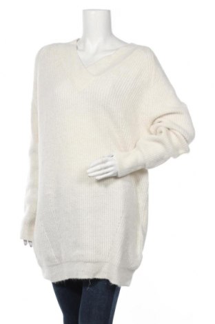 Дамски пуловер Ole By Koton, Размер M, Цвят Екрю, 75% акрил, 18% полиестер, 7% еластан, Цена 17,94 лв.