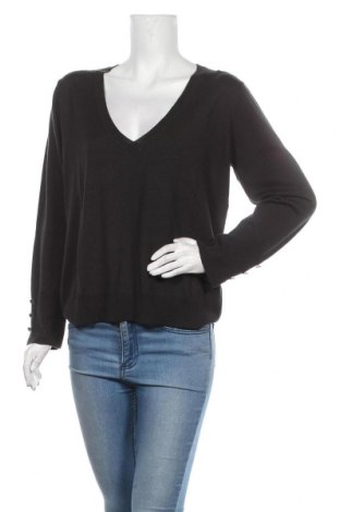 Γυναικείο πουλόβερ Rodier, Μέγεθος XL, Χρώμα Μαύρο, 50% μαλλί, 50%ακρυλικό, Τιμή 55,75 €