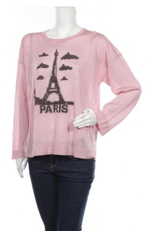 Γυναικείο πουλόβερ TWINSET, Μέγεθος XL, Χρώμα Ρόζ , 78% βισκόζη, 12% μεταλλικά νήματα, Τιμή 115,59 €