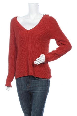 Дамски пуловер Vila, Размер S, Цвят Червен, Памук, Цена 41,40 лв.