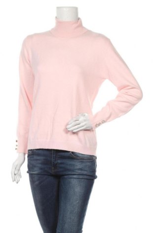 Γυναικείο πουλόβερ William de Faye, Μέγεθος M, Χρώμα Ρόζ , 45% κασμίρι, 20% μετάξι, 20% βισκόζη, 15% ελαστάνη, Τιμή 64,64 €