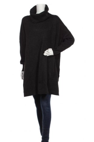 Дамски пуловер Zizzi, Размер XL, Цвят Сив, 94% полиестер, 3% полиамид, 3% еластан, Цена 53,40 лв.
