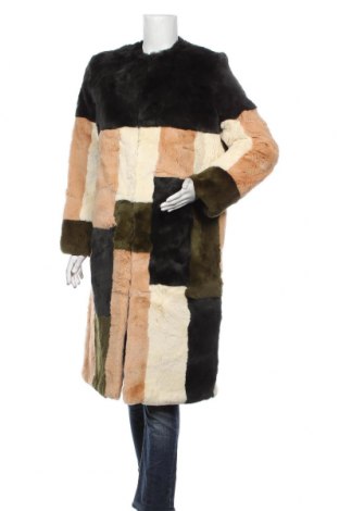 Dámska kožená bunda  Cacharel, Veľkosť L, Farba Viacfarebná, Prírodná kožušina , Cena  546,14 €