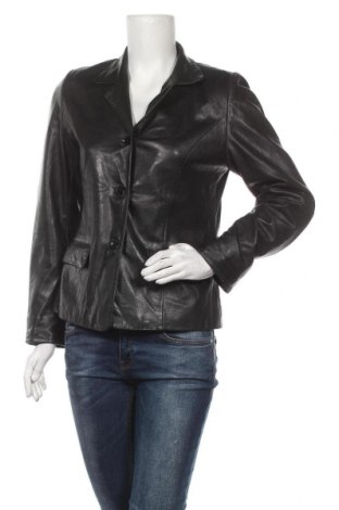 Γυναικείο δερμάτινο σακάκι, Μέγεθος S, Χρώμα Μαύρο, Γνήσιο δέρμα, Τιμή 21,60 €