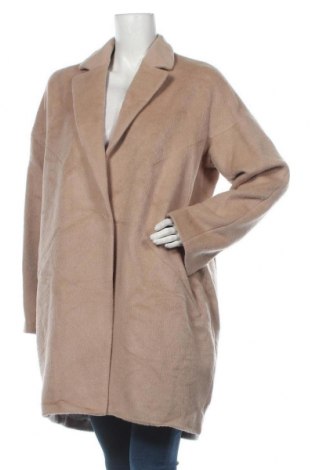 Dámský kabát  Cacharel, Velikost XL, Barva Béžová, 56% vlna, 36% vlna z alpaky, 8% polyamide, Cena  5 122,00 Kč