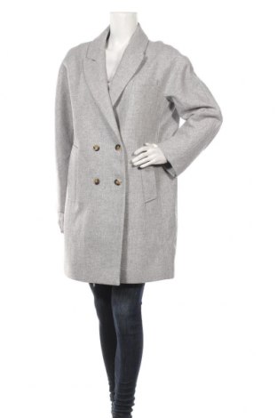 Дамско палто Caroll, Размер L, Цвят Сив, 62% вълна, 38% полиамид, Цена 136,15 лв.