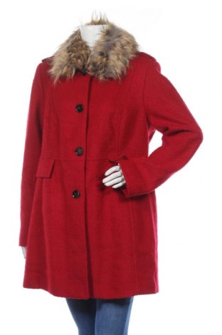 Női kabát Comma,, Méret XL, Szín Piros, 52% gyapjú, 48% poliészter, Ár 49 345 Ft