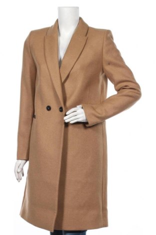 Γυναικείο παλτό IKKS, Μέγεθος M, Χρώμα Καφέ, 60% πολυεστέρας, 40% βισκόζη, Τιμή 281,83 €