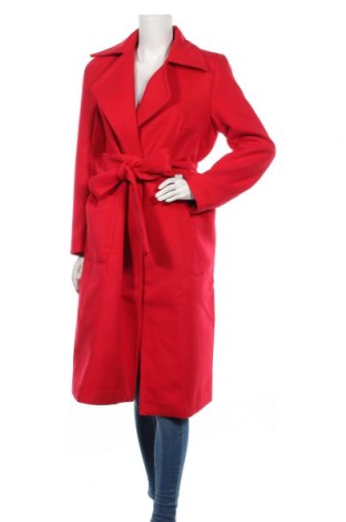 Dámský kabát  Rita Koss, Velikost L, Barva Červená, 80% polyester, 15% viskóza, 5% vlna, Cena  2 054,00 Kč