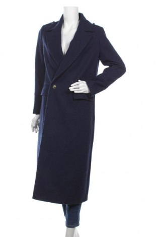 Dámský kabát  Sisley, Velikost S, Barva Modrá, 60% vlna, 40% polyester, Cena  3 576,00 Kč