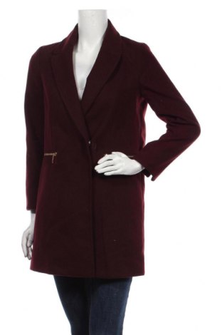 Palton de femei Topshop, Mărime S, Culoare Roșu, 90% poliester, 9% viscoză, 1% elastan, Preț 139,26 Lei