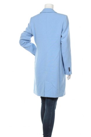 Дамско палто Zero, Размер M, Цвят Син, 62% полиестер, 33% вискоза, 5% еластан, Цена 141,75 лв.