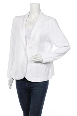 Damen Blazer Comma,, Größe XL, Farbe Weiß, 68% Baumwolle, 29% Baumwolle, 3% Elastan, Preis 62,40 €