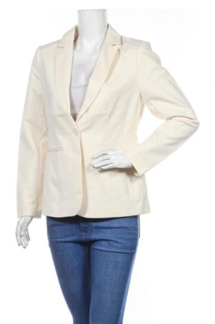 Дамско сако Vero Moda, Размер L, Цвят Бежов, 49% памук, 48% полиамид, 3% еластан, Цена 55,30 лв.