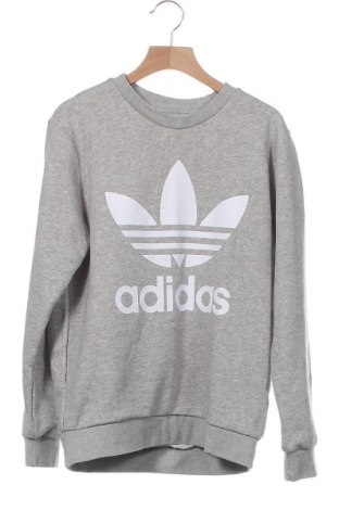 Детска блуза Adidas, Размер 11-12y/ 152-158 см, Цвят Сив, 95% памук, 5% еластан, Цена 50,40 лв.
