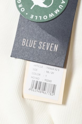 Детска блуза Blue Seven, Размер 18-24m/ 86-98 см, Цвят Бял, 95% памук, 5% еластан, Цена 31,50 лв.