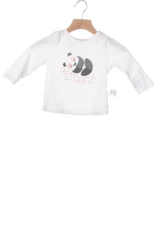 Kinder Shirt Obaibi, Größe 9-12m/ 74-80 cm, Farbe Weiß, Baumwolle, Preis 6,50 €