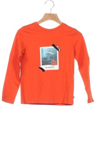 Kinder Shirt Okaidi, Größe 3-4y/ 104-110 cm, Farbe Orange, Baumwolle, Preis 10,05 €